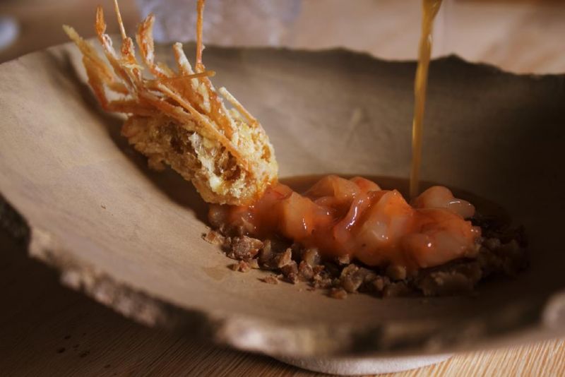 Langostino a la catalana.