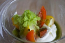 Stracciatella de gamoneu.