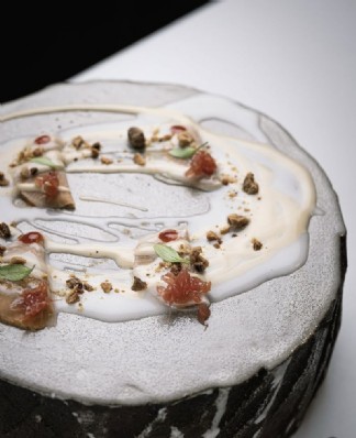 Ravioli de centollo.