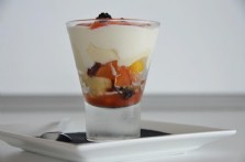 Vaso de tarta nupcial